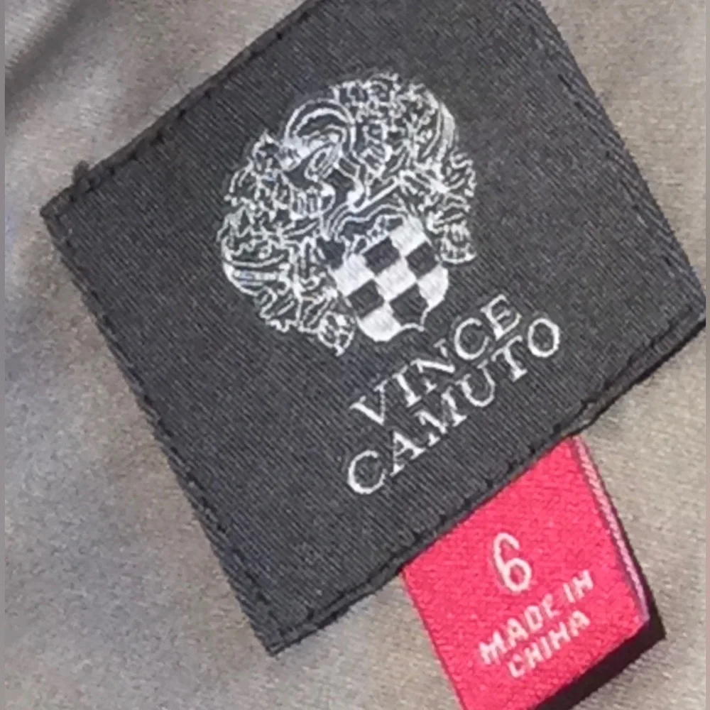 VINCE CAMUTO silver and gray sequined shift midi dress Sleeveless Crew neck S 6 - Picture 8 of 14